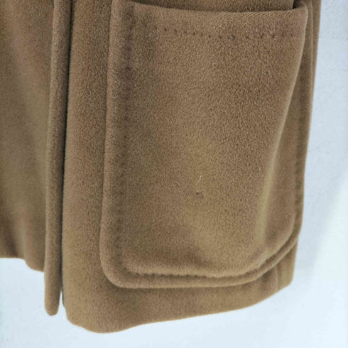 マックスマーラ MAX MARA Made in Italy 白タグ カシミヤ混 ダブルブレストコート レディース 40