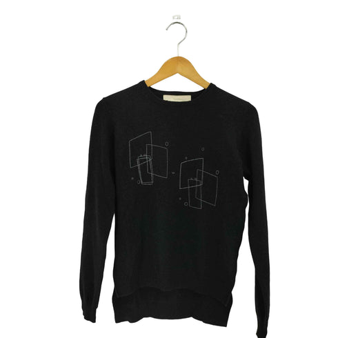 SLANT WITH cashmere100 サイドスリット クルーネックニット セーター domestic レディース 0