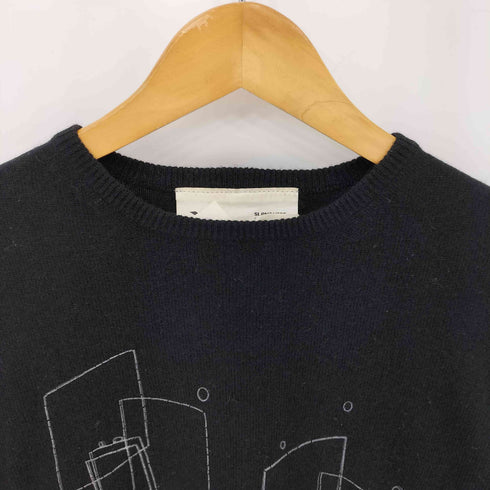 SLANT WITH cashmere100 サイドスリット クルーネックニット セーター domestic レディース 0