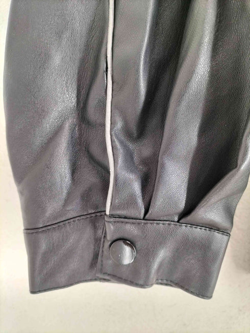 ZFT フェイクレザーマルチジャケット メンズ