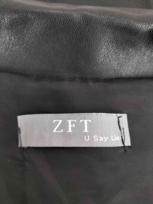 ZFT フェイクレザーマルチジャケット メンズ