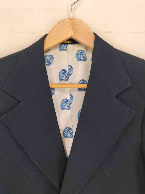 エイチバーシー H BAR C 50S CALIFORNIA RANCHWEARタグ 裏地総柄 2B ウエスタン テーラードジャケット メンズ