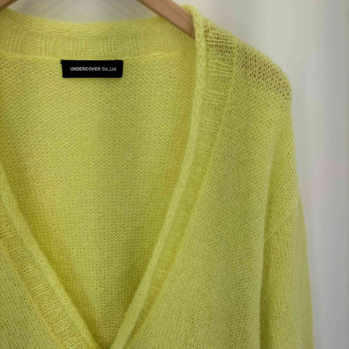 アンダーカバー UNDERCOVER mohair long knit cardigan ローゲージモヘア ロングニット カーディガン レディース 3