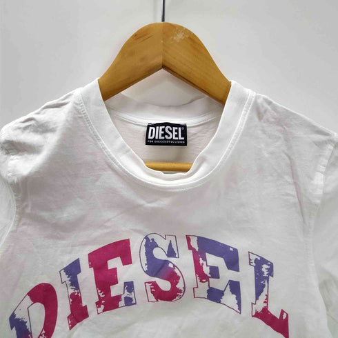 ディーゼル DIESEL T-REG-G11 ロゴプリントTシャツ レディース JPN:M