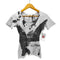 ディーゼル DIESEL グラフィックプリントTシャツ レディース JPN:XS