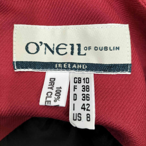 オニールオブダブリン ONEIL OF DUBLIN ウール ベルト付き フリンジ 巻きスカート レディース US 8