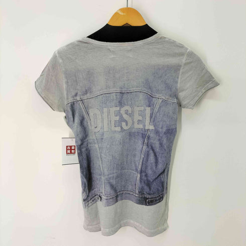 ディーゼル DIESEL ロゴプリントTシャツ Y2K レディース JPN:XS