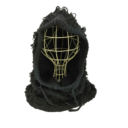 シヴァーライズ CIVARIZE 00s Y2K フリンジ コットンニット ロング バラクラバ メンズ FREE