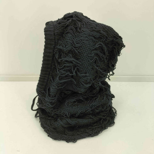 シヴァーライズ CIVARIZE 00s Y2K フリンジ コットンニット ロング バラクラバ メンズ FREE