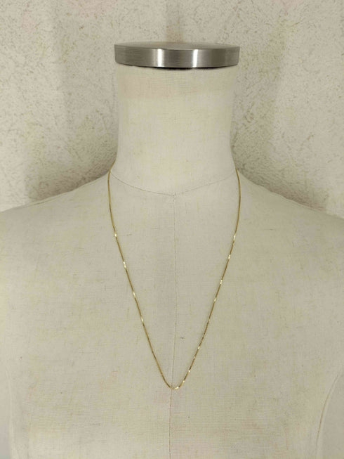 14KGS刻印 ベネアンチェーンネックレス メンズ