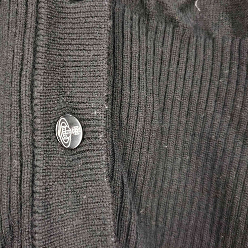 ヴィヴィアンウエストウッドレッドレーベル Vivienne Westwood RED LABEL オーブ刺繍 タートルネック ウール カーディガン レディース 2