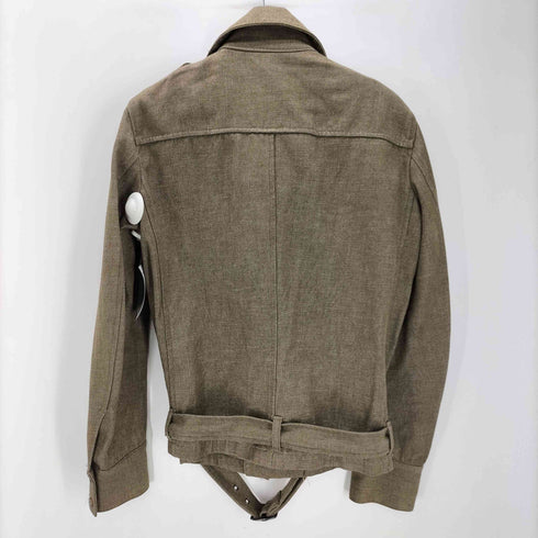 アタッチメント ATTACHMENT ウール リネン コットン 混紡 ミリタリー ジャケット メンズ JPN:3