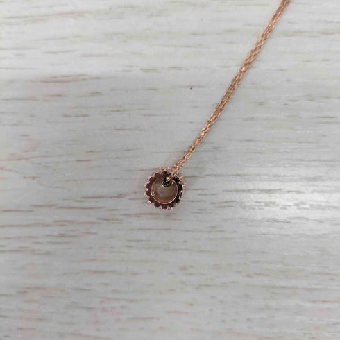 SILVER 925刻印 ラインストーン リングネックレス レディース ONE SIZE