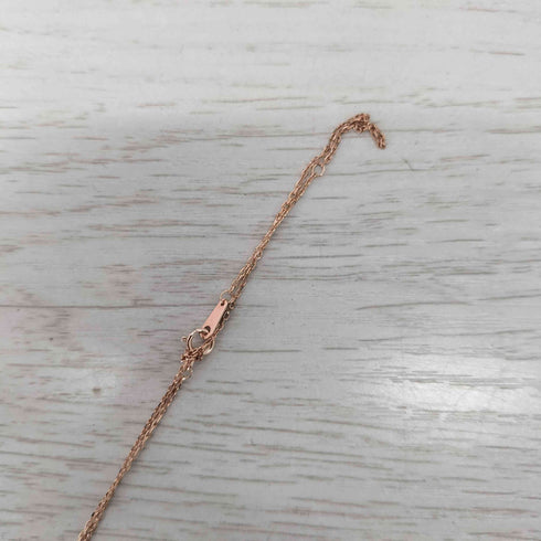 SILVER 925刻印 ラインストーン リングネックレス レディース ONE SIZE