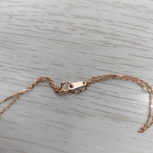 SILVER 925刻印 ラインストーン リングネックレス レディース ONE SIZE