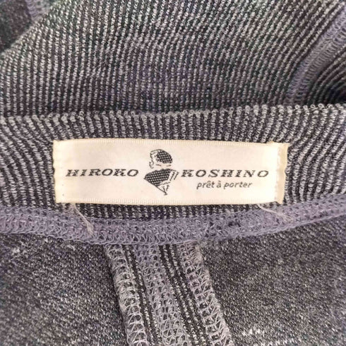 ヒロココシノ HIROKO KOSHINO 総柄ウール混ジャケット レディース 9AT
