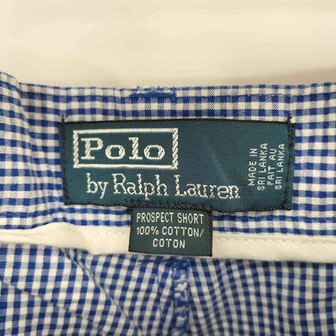 ポロバイラルフローレン Polo by RALPH LAUREN スリランカ製 PROSPECT SHORT プロスペクト シアサッカー ボックスチェック ショートパンツ ショーツ メンズ