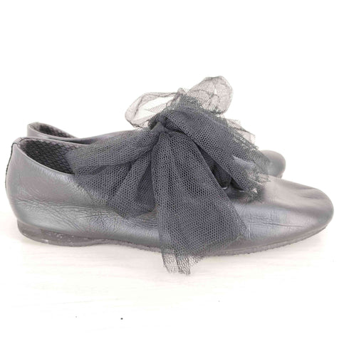 BLOCH リボン付き レザーシューズ レディース 36