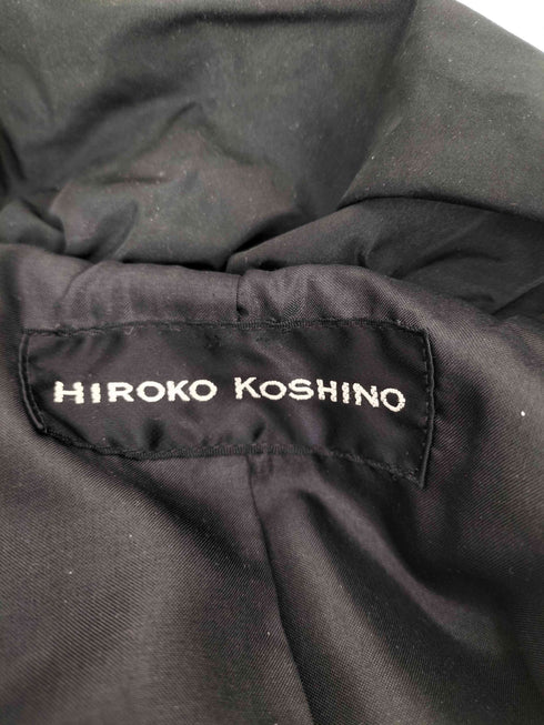 ヒロココシノ HIROKO KOSHINO 中綿 ショールカラージャケット レディース 38