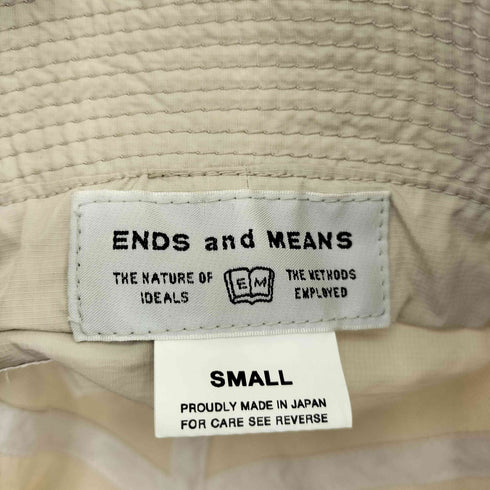 エンズアンドミーンズ ENDS and MEANS Army Hat アーミーバケットハット レディース SMALL