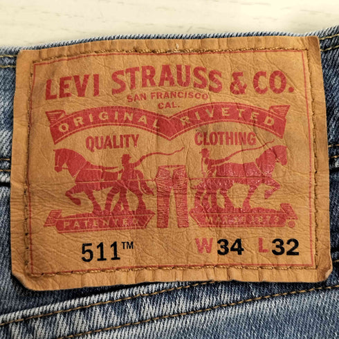 リーバイス Levis 511 ストレートデニムパンツ メンズ W34 L32