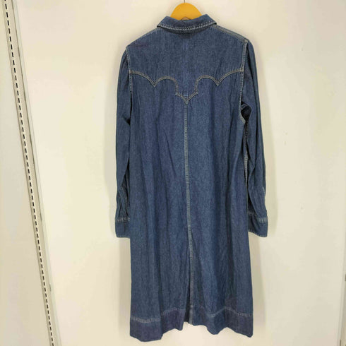 トーガプルラ TOGA PULLA バックロングデニムシャツ レディース