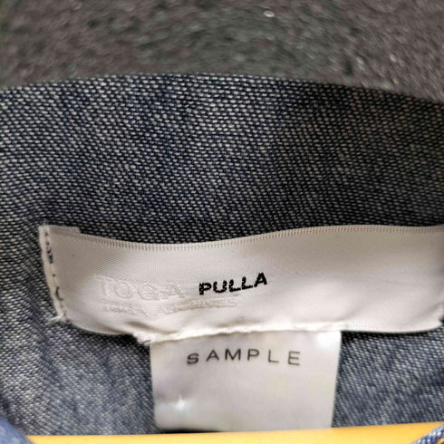 トーガプルラ TOGA PULLA バックロングデニムシャツ レディース