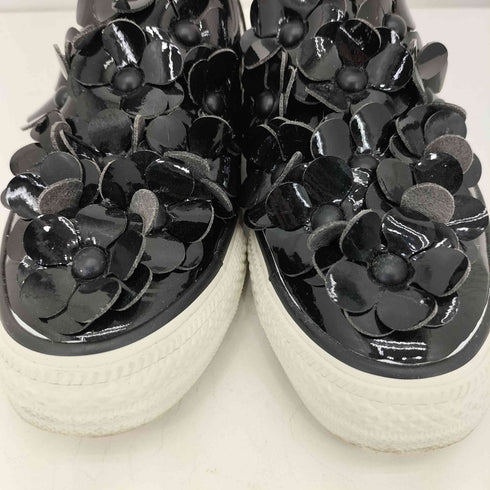 トウキョウボッパー TOKYO BOPPER FLOWER SLIP-ON フラワーデザイン エナメル スリッポン レディース 23.5cm