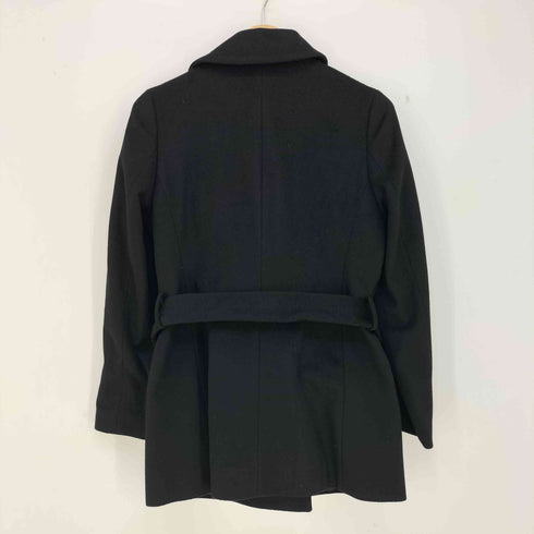 イネド INED カシミヤ100 ベルテッド ショート チェスターコート レディース 11