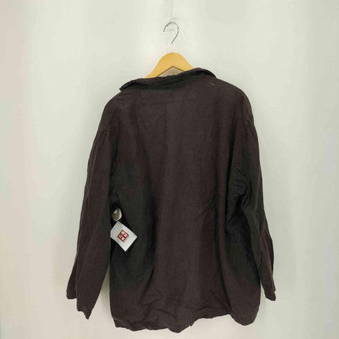 ネストローブコンフェクト nest Robe CONFECT ヘンプ セーラースモックシャツ ブラウン リボン メンズ JPN:3