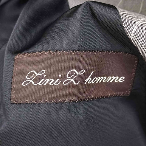 Lini L HOMME ストライプ2Bダブルテーラードジャケットセットアップ メンズ A5