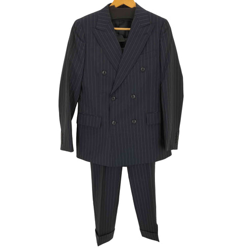 Lini L HOMME ストライプ2Bダブルテーラードジャケットセットアップ メンズ A5