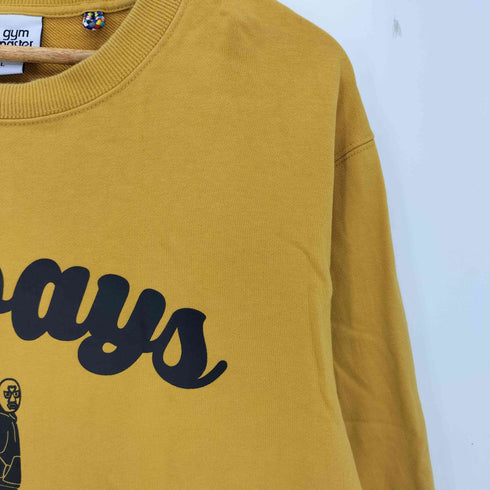 ジムマスター gym master HERITAGE WEAR プリント クルーネックスウェット メンズ JPN:L