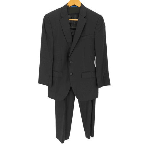 ランバンオンブルー LANVIN en Bleu 裏地ストライプ 総裏 2Bテーラードジャケットセットアップ メンズ 48/48