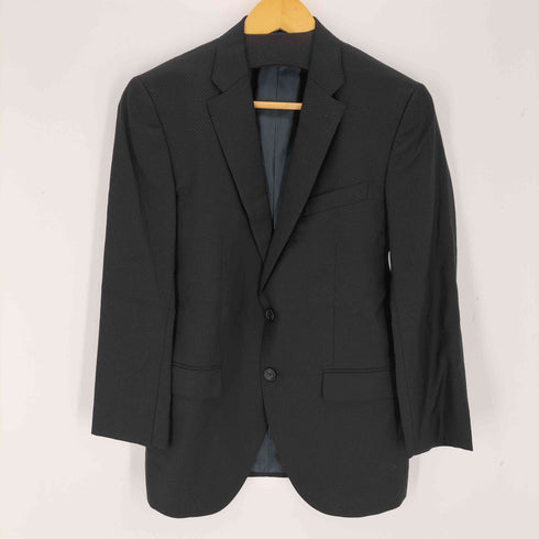 ランバンオンブルー LANVIN en Bleu 裏地ストライプ 総裏 2Bテーラードジャケットセットアップ メンズ 48/48
