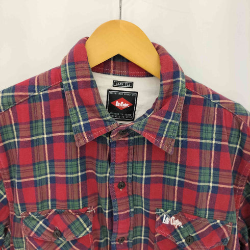 LEE COOPER フロントポケット チェックシャツ メンズ LARGE