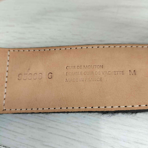 メゾンボアネ maison boinet フランス製 ファーバングル レディース M