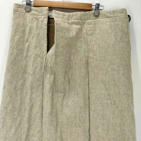 ワイズ Ys 裏地キルティング ウール ナイロン 混紡 オーバーサイズ スカート レディース JPN:3