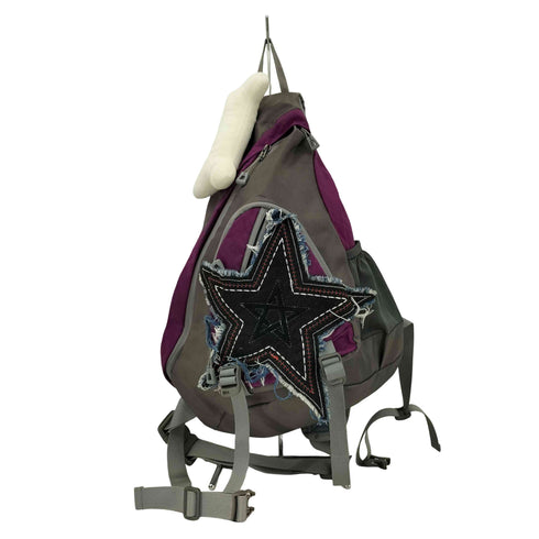 スターパッチ 骨クッション Y2K メッセンジャーバッグ レディース