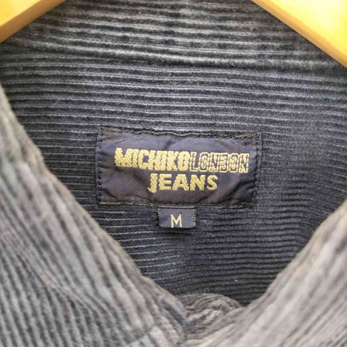 ミチコロンドン MICHIKO LONDON フロントロゴラベル コーデュロイ レディース M
