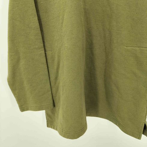 プランテーション Plantation ショルダージップ コットン ヘビーウェイト L/S ワイド カットソー ロンT レディース JPN:M