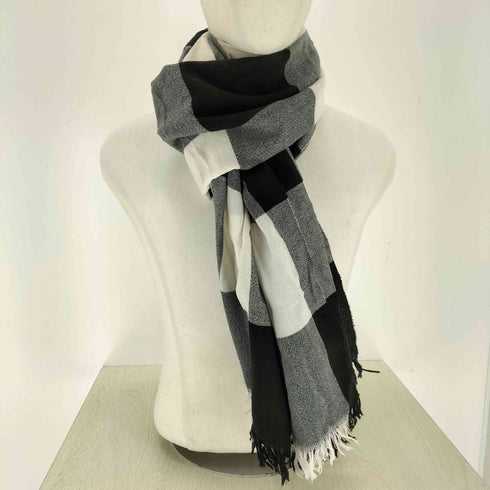 セオリー theory 大判 チェックストール メンズ FREE