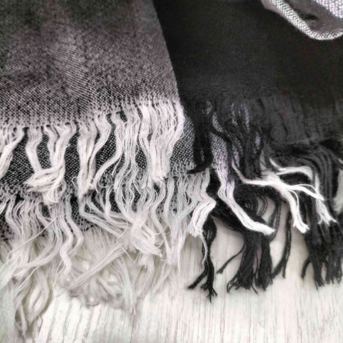 セオリー theory 大判 チェックストール メンズ FREE