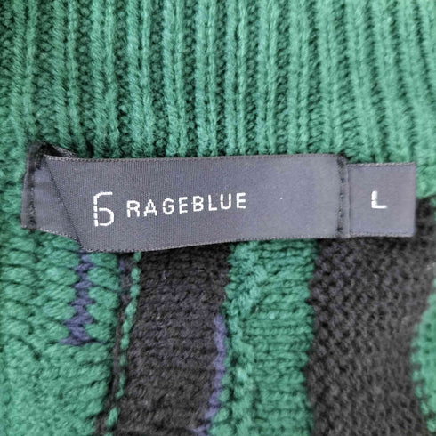 レイジブルー RAGEBLUE 3Dコットンニット メンズ JPN:L
