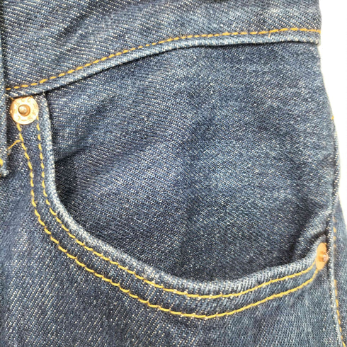 リーバイス Levis 501 濃紺 ストレートデニムパンツ レディース 28×34