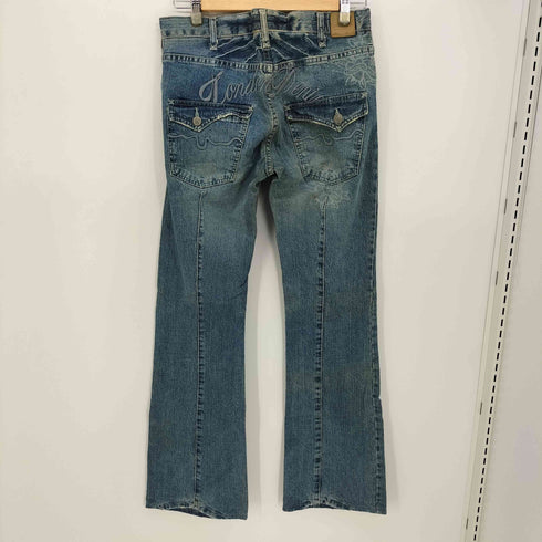 y2k london denim flare denim レディース W30 L34