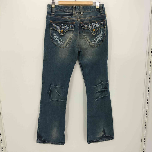 y2k nylaus jeans flare denim メンズ 79