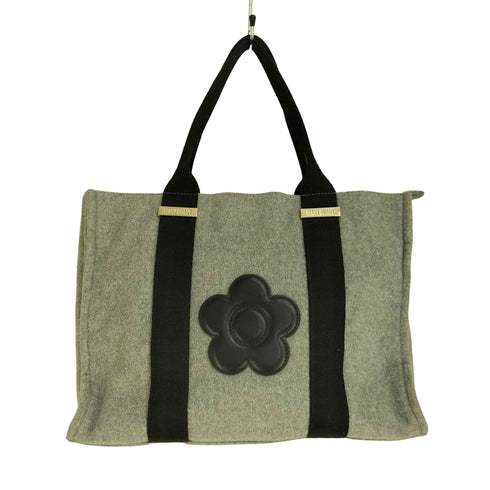 マリークワント MARY QUANT ウールメタルポイントデイジー トートバック レディース