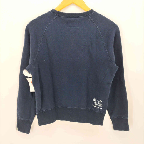ループウィラー LOOPWHEELER SURF'S UP Crew Neck Sweat サーフ アップ キャラクター クルーネック スウェット レディース JPN:XS
