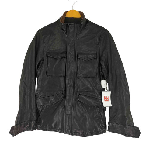 ムッシュ二コル MONSIEUR NICOLE 山羊革レザージャケット メンズ 46